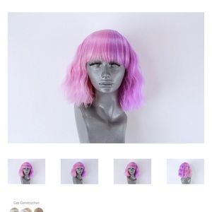 Pink Split Dye Hardfront wig from Webster Wigs